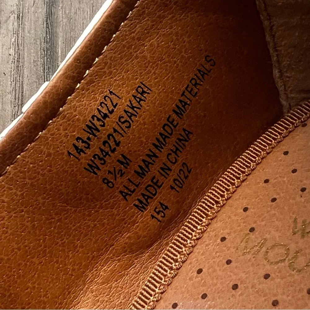 White Mountain Sakari White Ballet Flats with Bow 8.5 - Picture 4 of 10